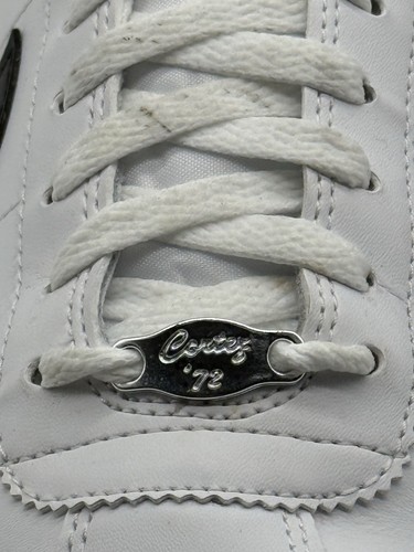 (2019) Nike Cortez Basic Leather OG Trainers - White Black - UK 7.5 (819719-100) - Picture 6 of 17