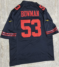 Navorro Bowman San Francisco 49ers NFL Football Nike Black Jersey Size L / Large