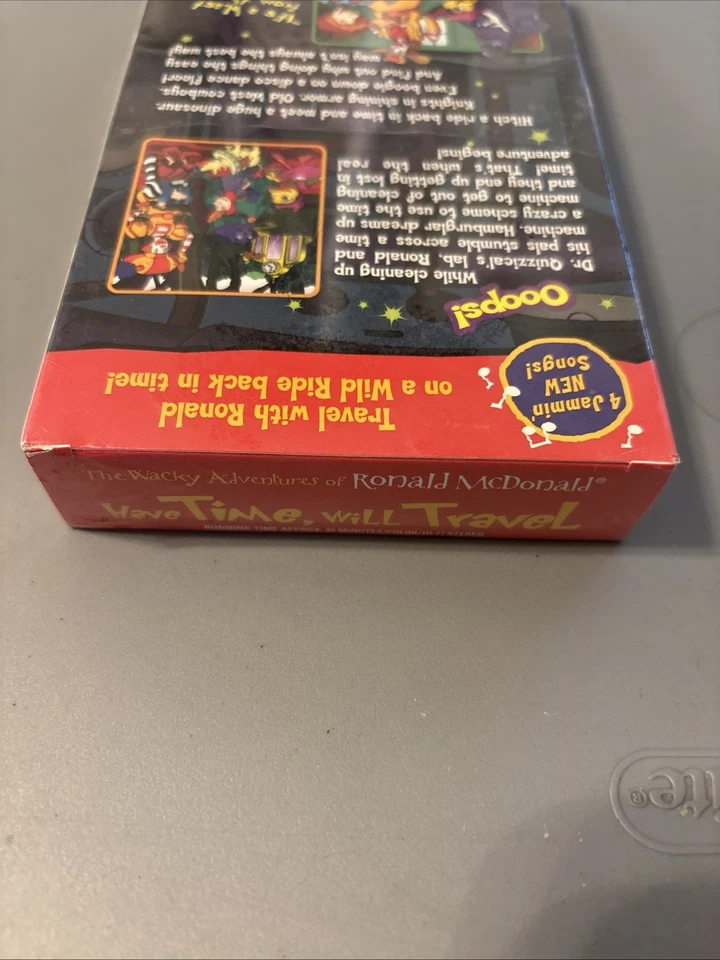 The Wacky Adventures of Ronald McDonald 5 VHS Have Time Will Travel New Sealed! - Image 4 of 4