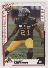 2020 Upper Deck CFL Red 67/165 Simoni Lawrence #179 o1h