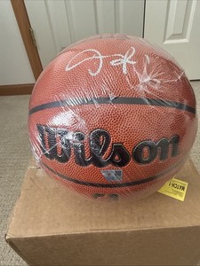 D'Angelo Russell Nets Signed Wilson Authentic Series Indoor/Outdoor Basketball