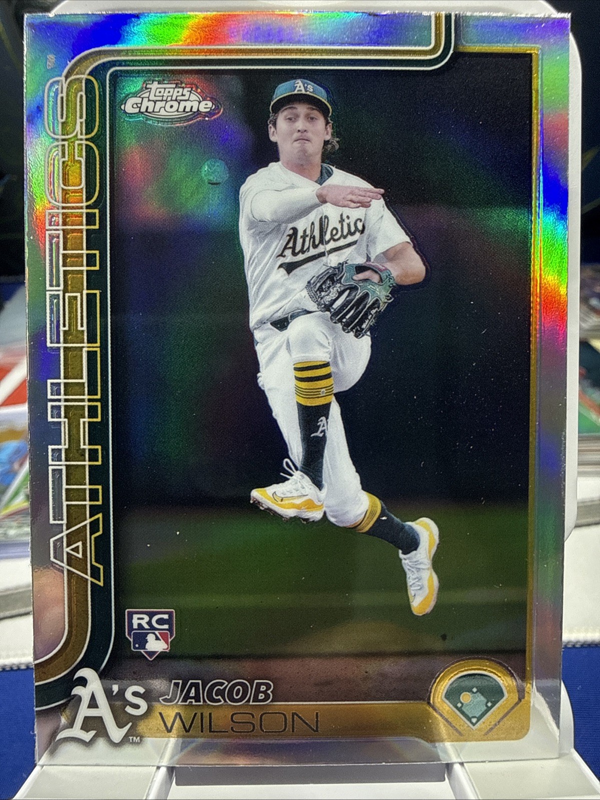 2025 Topps Chrome - Jacob Wilson #96 Sepia Refractor (RC) Rookie 