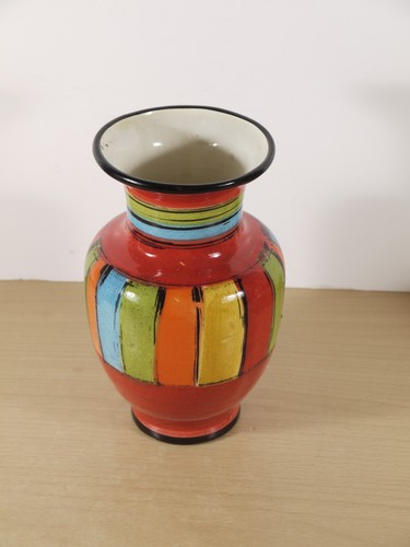 Jarrón Cerámica Del Río Salado Vintage Hecho en España 18 cm de Alto - Imagen 3 de 8