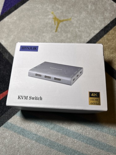 USB C KVM Switch for 2 Computers Share 1 Monitor,4 USB Ports 60 Watt Fast Charge - Afbeelding 8 van 11