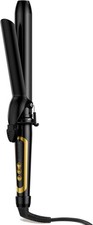 LANVIER 1.25 Inch Long Barrel Curling Iron, 1 1/4 Inch Extended Curling Iron for