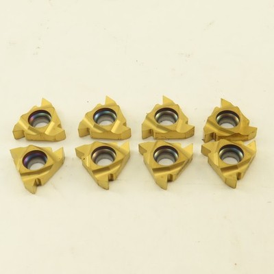 Zenit Z16NR AG60 Z6P Indexing Inserts TiN Coated Lot Of 8