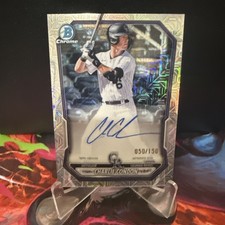 2026 Bowman Chrome Charlie Condon /150 Autograph Mojo refractor