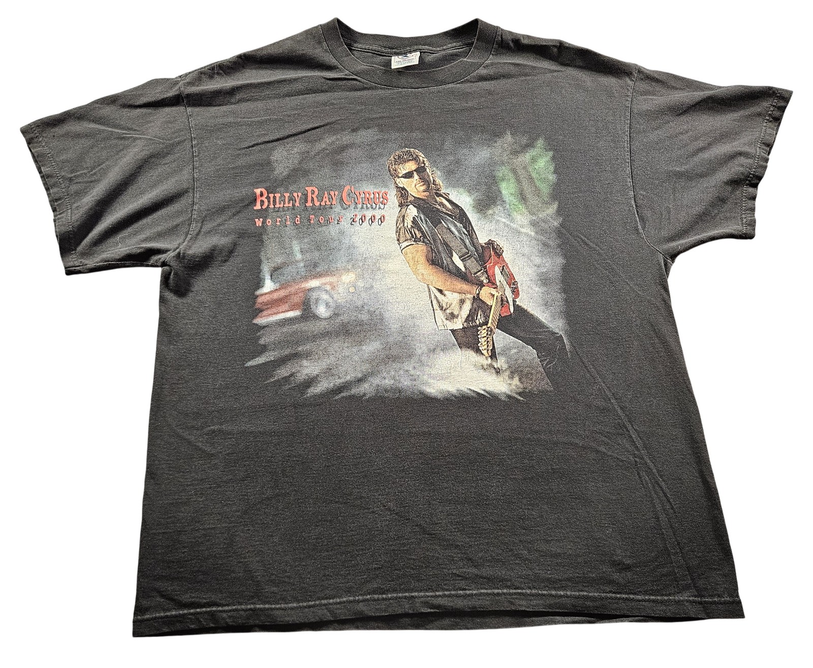 Vintage Billy Ray Cyrus Shirt Mens XL Black 2000 Concert Tour Band Country 00s