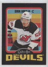 2024-25 O-Pee-Chee Retro Black Border 40/100 Erik Haula #205 2d8