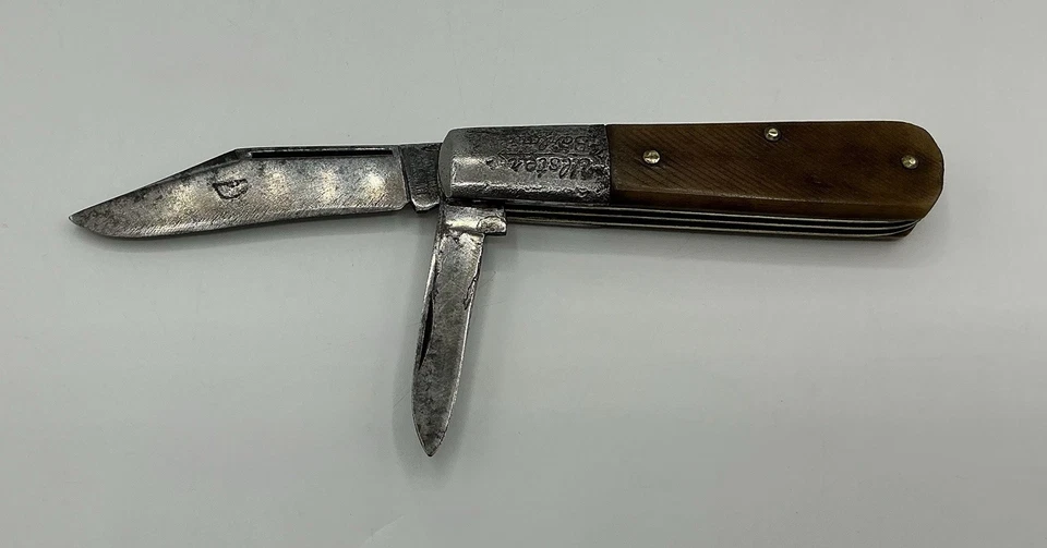 Navaja de bolsillo vintage ULSTER (flecha) BARLOW ¿Hueso cortado en sierra? CUCHILLO ULSTER SCALES EE. UU. Foto 3 de 4