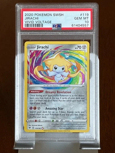 Pokemon Jirachi 119 Vivid Voltage PSA 10