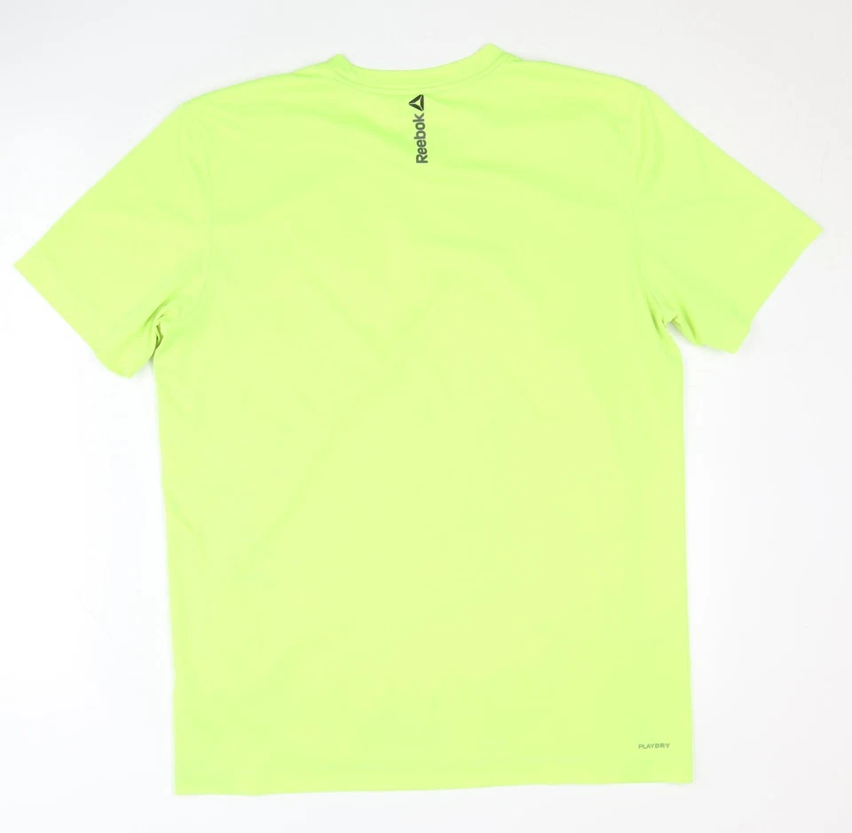 Reebok Men's Green L T-Shirt, Gym & Training - Image 2 of 4