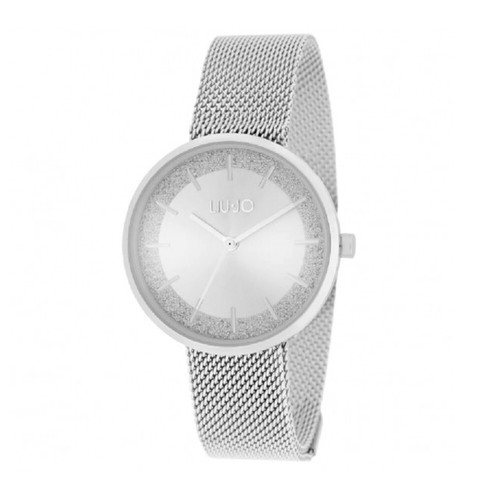 Liu Jo Horloge Femme Gala Solo Tempo Étui Acier Cadran Argent Pailleté - Photo 1 sur 4