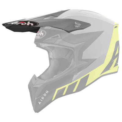 Airoh WRAAAP Reloaded Helmet Front Matte Grey Yellow