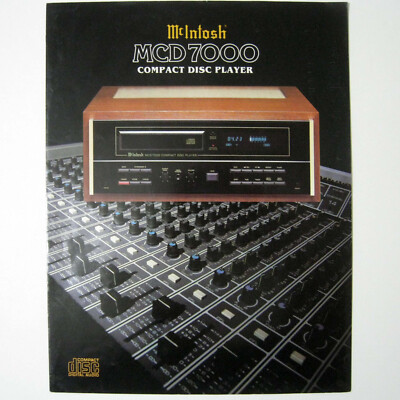 McIntosh Laboratory   Model MCD 7000 MCD7000 Foldout Ad Sales Brochure