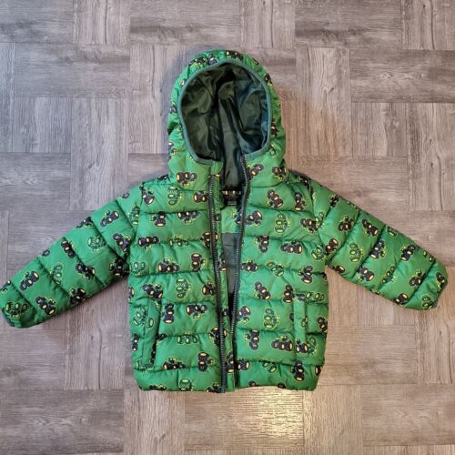 John Deere Toddler's Jacket - Size 2T - Hooded - Zippered Front - Tractors - Picture 1 of 6