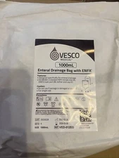 Vesco ENFIT Drainage Bag (Single Bag) 1000mL