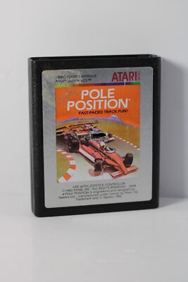 Pole Position (ATARI 2600, 1983) Display Cartridge. No game