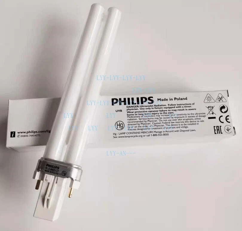 Philips PL-S 9w/01/2P NB-UVB G23 311nm Narrow spectrum UV light tube - Image 2 of 2