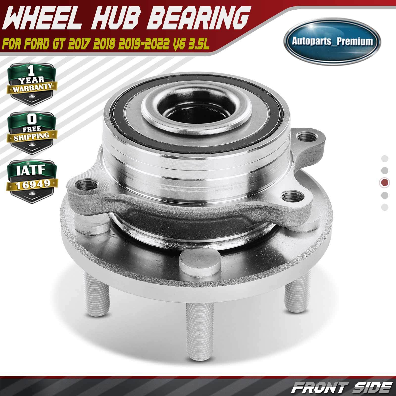 Front LH / RH Wheel Hub Bearing Assembly for Ford GT 2017 2018 2019-2022 V6 3.5L