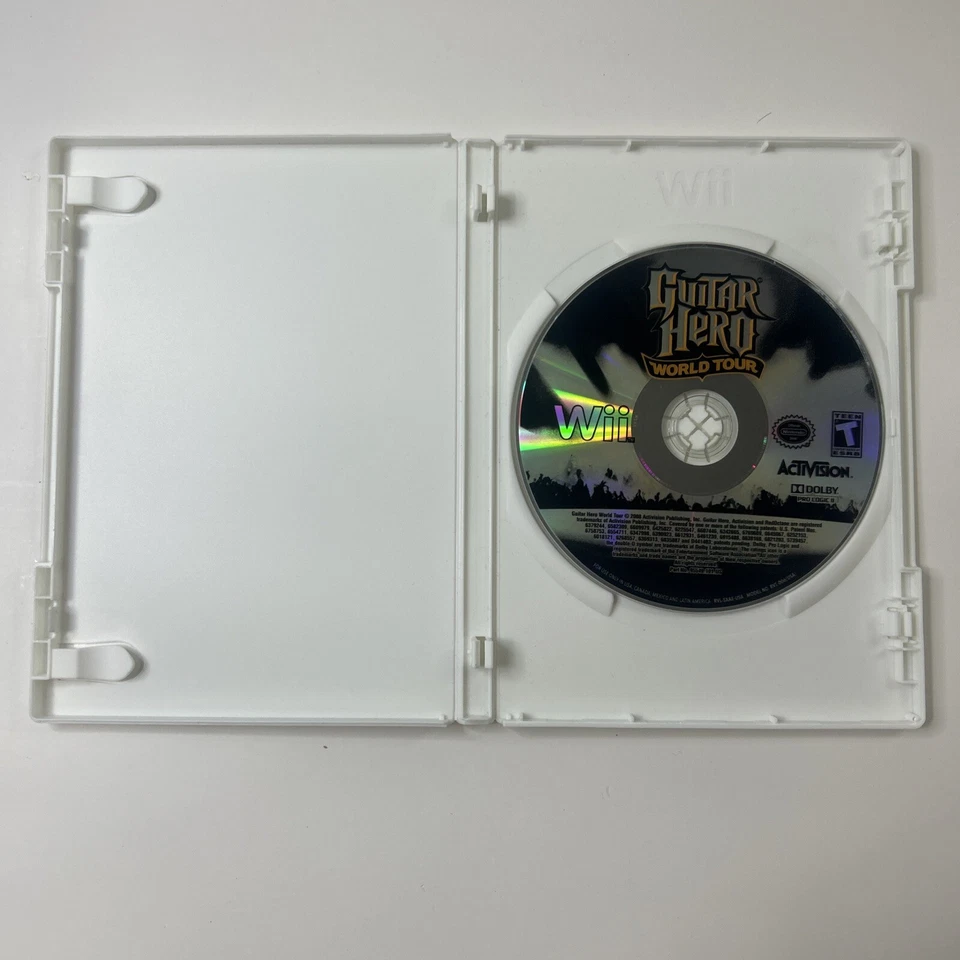 Guitar Hero World Tour Nintendo Wii Video Game, 2006 Not For Resale - Image 2 of 4