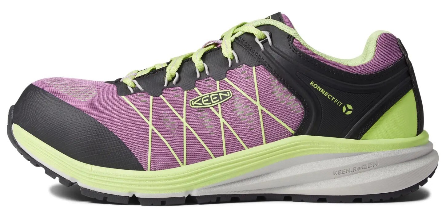 Scarpe da ginnastica Keen Utility donna 7 5 W Vista sicurezza viola utility punta acciaio NUOVE