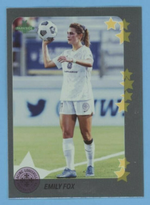 Emily Fox 2021 Parkside NWSL Volume 2 STARS FOIL PARALLEL #S40 RACING LOUISVILLE