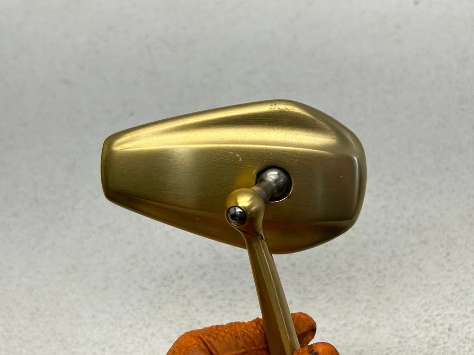 HARLEY TOURING ARLEN NESS MINI STOCKER RIGHT SIDE MIRROR GOLD - Image 4 of 4