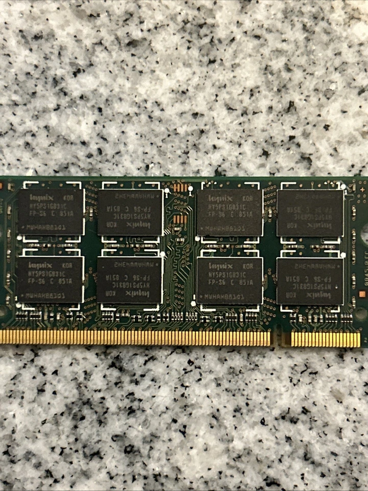 HYNIX 2GB 2Rx8 PC2-6400S-666-12 HYMP125S64CR8-S6 Untested- Sold As Is - Image 2 of 2
