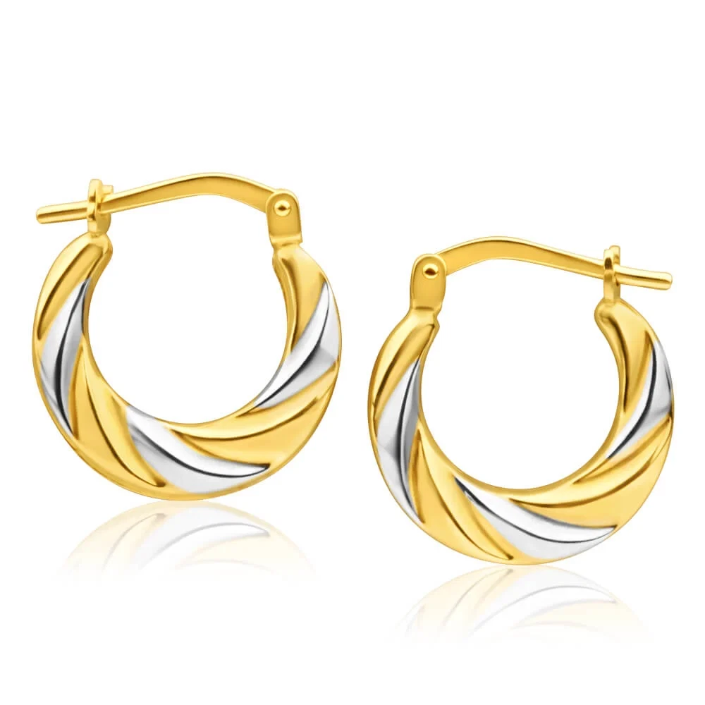 Gold hoop earrings shiels deals