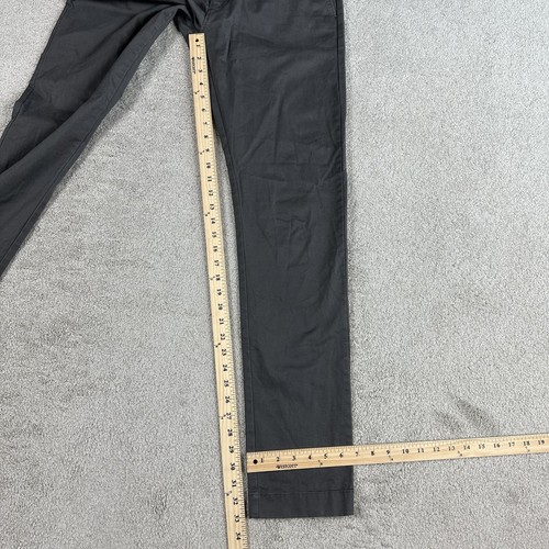 Pantalone J Crew Uomo 33x33 Grigio 484 Slim Flex Elasticizzato Chino Business Tag 32x34 - Foto 14 di 15