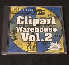 Clipart Warehouse Vol. 2 - Microsoft Windows 95 3.1 CD Volume Mac 7.5