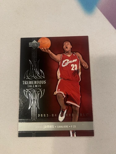 2003-04 UD Honor Roll Tremendous Talents LeBron James RC #TT7 Cavaliers Rookie