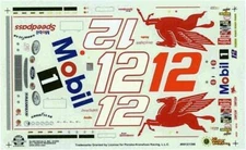 Slixx 1396 #12 Mobil 1 1999-Jeremy Mayfield Nascar decal