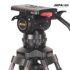 JIEPAI V18 Pro Fluid Tripod Head Geared Head 100mm Bowl 18KG Heavy duty Pan bar