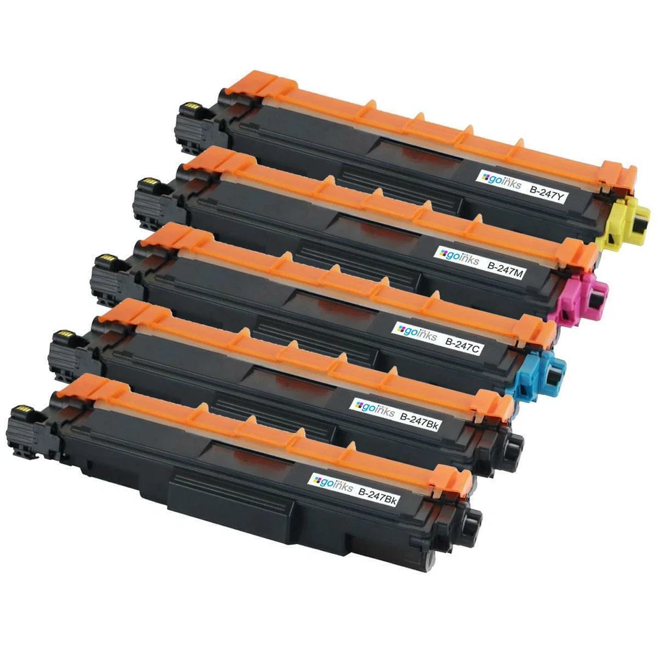 Go Inks Multipack de Cartouches de Toner Noire/Cyan/Magenta/Jaune - B-TN247/Bk-SET-1
