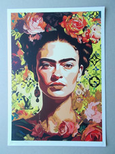 Death NYC ( Original Art  Print ) : " Vs Frida Kahlo " Tirage 100 Ex  signée