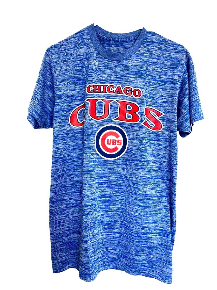 Chicago Cubs UBS True Fan T Shirt Jersey Adult Size Medium Baseball Tee