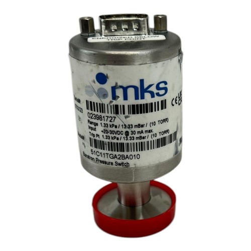 MKS BARATRON PRESSURE SWITCH 51C11TGA2BA010 10 TORR 13.33MBAR - Picture 5 of 6