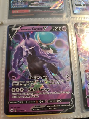 Pokémon TCG Shadow Rider Calyrex V Chilling Reign 074/198 Holo Ultra selten