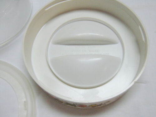 PYREX SPICE OF LIFE GLASS MEDIUM CANISTER W/ LID & SEAL - Picture 5 of 6