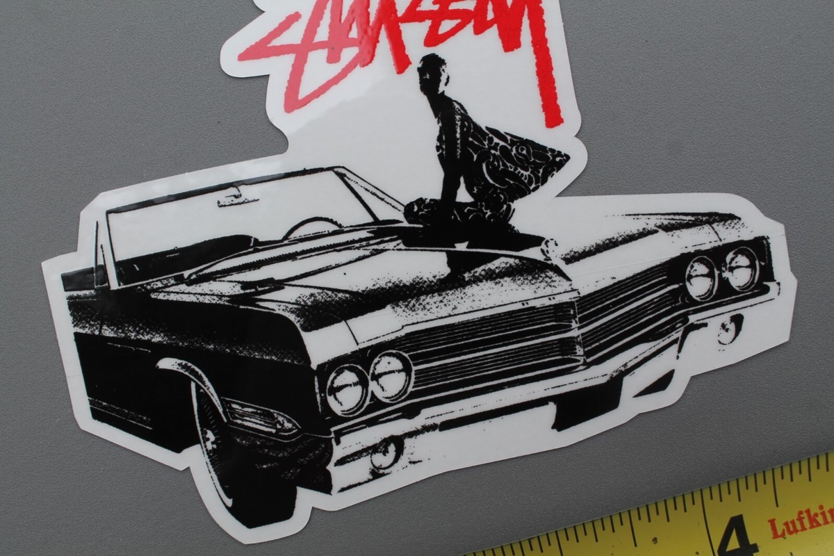 STUSSY Clothing Surfboards Graffiti Red Cadillac Car Stu1 OG