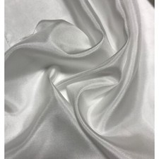 WHITE China Silk HABOTAI Fabric 8mm weight
