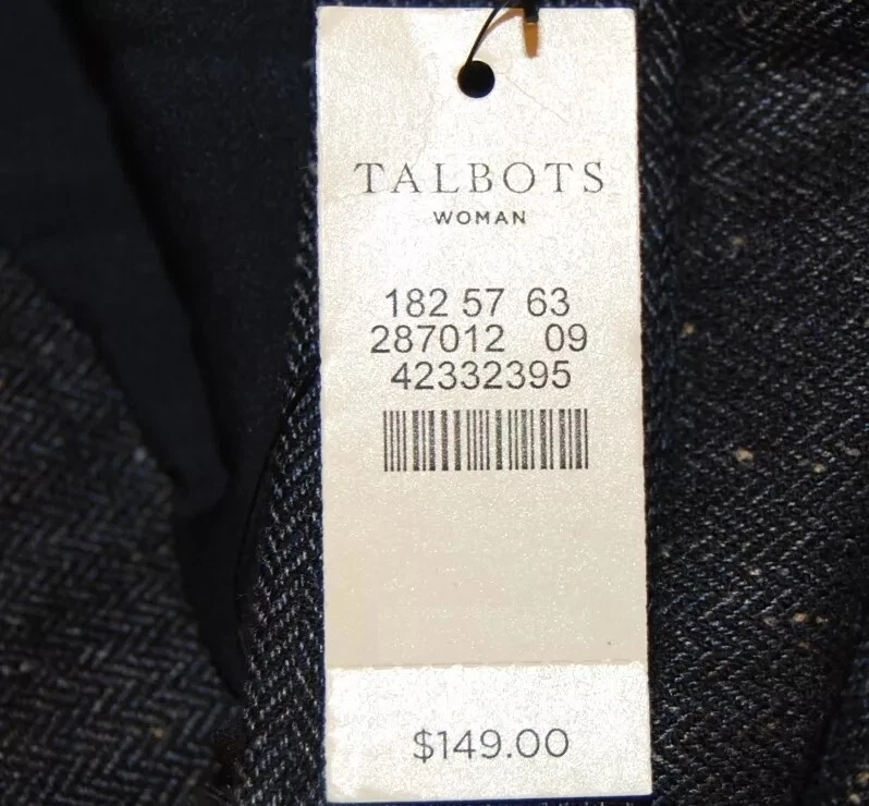 Talbots Women's pants 16W Donegal Italian blend w/ wool $149 price tag New Tags - Image 3 of 4