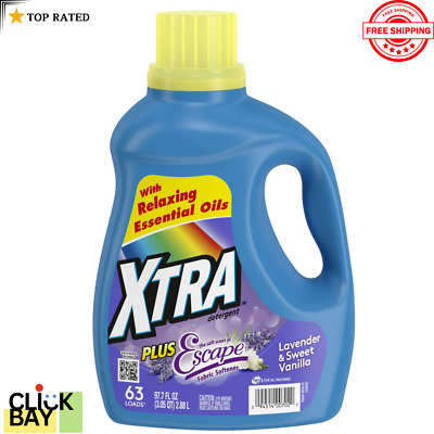#ad #ad Xtra Plus 63 Loads Liquid Laundry Detergent Lavender amp; Sweet Vanilla 1 PACK $8.99
