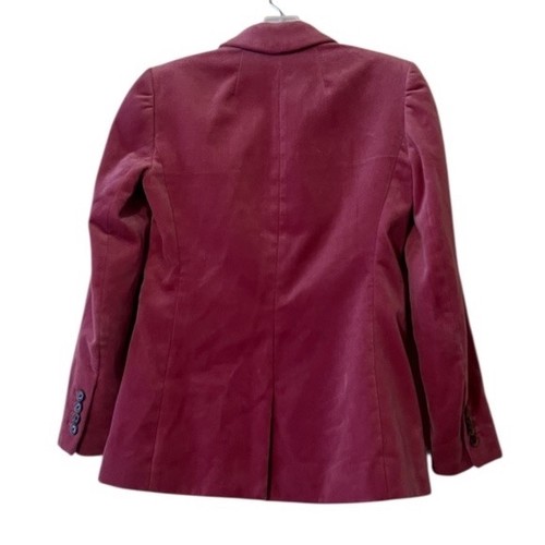 J. Crew Parke Pink Dusty Rose Single-Breasted One-Button Velvet Blazer, Size 0P - Picture 4 of 16