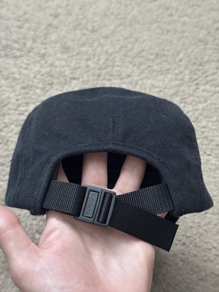 Supreme замшевый козырек лагерь крышка черный подержанный - Изображение 3 из 4