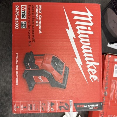 Milwaukee Electric 2475-21Xc M12 Cordless Tire Inflator Xc Kit