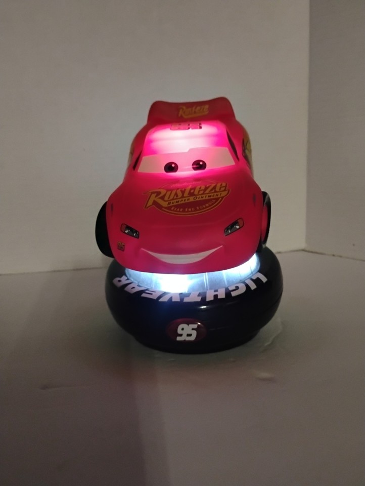 Disney Pixar Cars Night light Lamp #95 Lightning McQueen Rust-eze ...