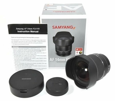 SAMYANG AF 14mm F2.8 FE Lens for Sony E Mount w/ Box Excellent